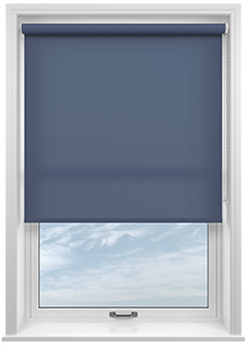 Roma, Deep Blue - Twist&Fit Roller Blind